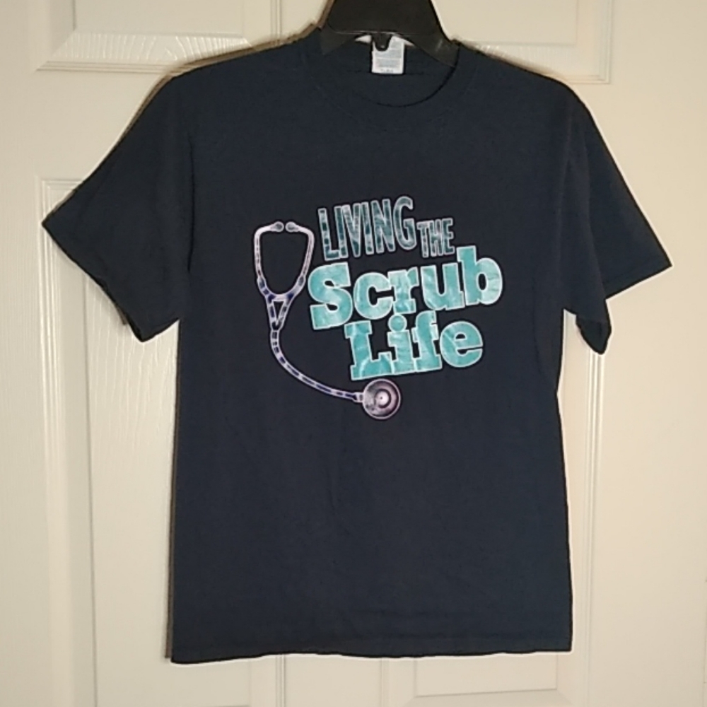NWOT ADULT SMALL~ LIVING THE SCRUB LIFE ~ NURSE